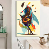 Abstract Woman By Paint-By-Numbers Colorful Style 3