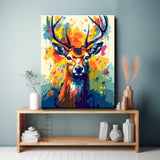 Colorful deer - painting by numbers