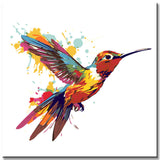 Exclusive Wildlife Art in Watercolor Style – Vibrant and Colorful Wall Paintings, 4-piece
