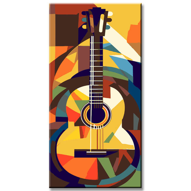 Guitar Melody - Painting by Numbers