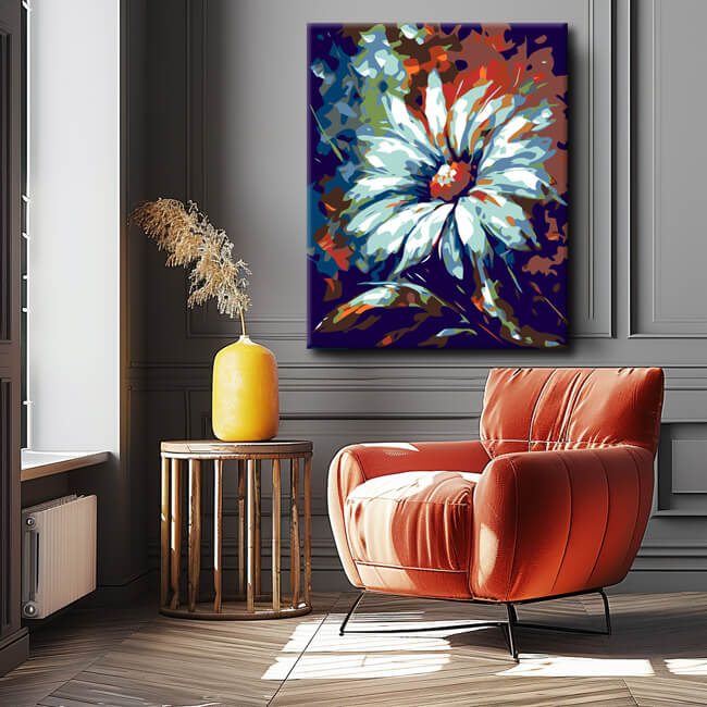 Paint By Numbers Daisy Flower