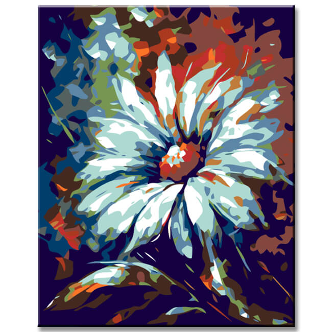 Paint By Numbers Daisy Flower