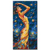 Dancer Painting by Numbers