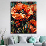 Enchanting Poppies: Painting by Numbers