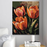 Enchanting Tulips: Painting by Numbers