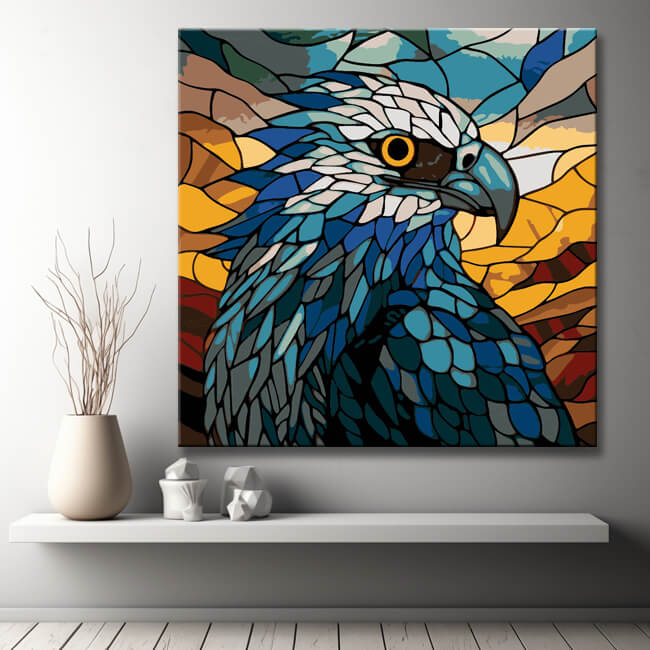 Harpy Eagle - Painting by Numbers