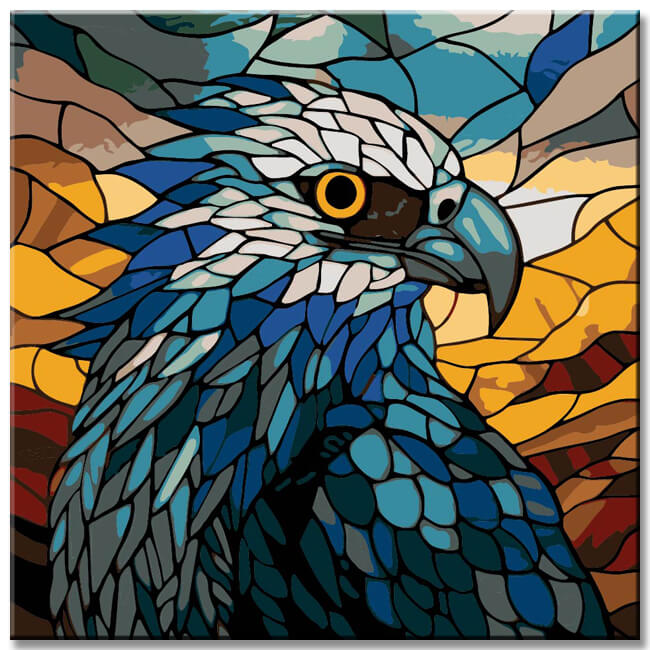 Harpy Eagle - Painting by Numbers