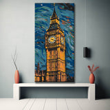 Big Ben in Van Gogh style - painting by numbers