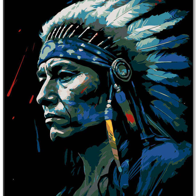 Indian Pride Paint by Numbers
