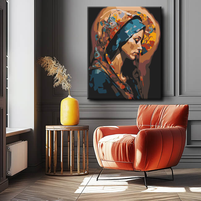 Painting By Numbers Woman Art Painting