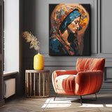 Painting By Numbers Woman Art Painting