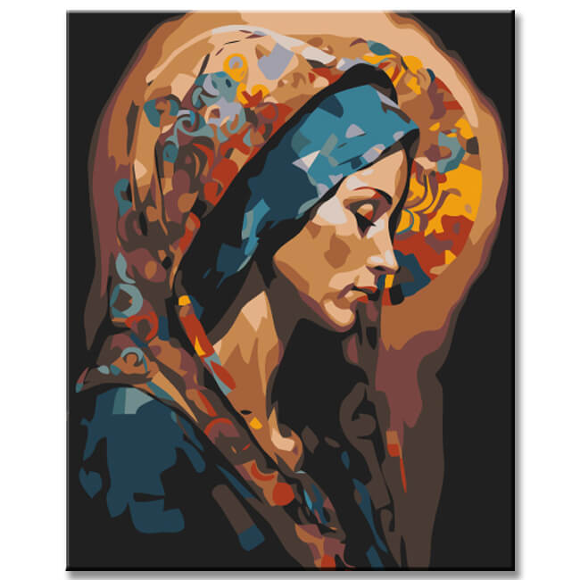 Painting By Numbers Woman Art Painting