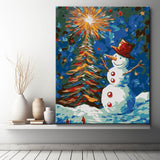 Christmas tree - paint by numbers