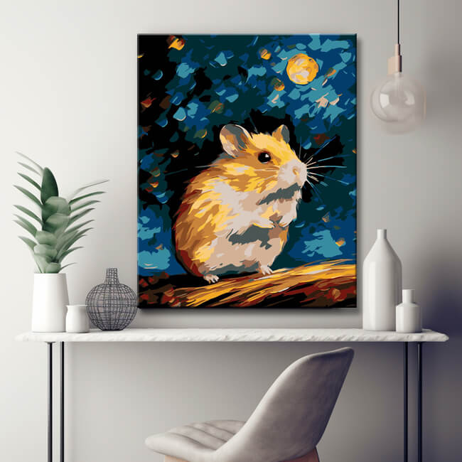 Hamster - Paint by Numbers