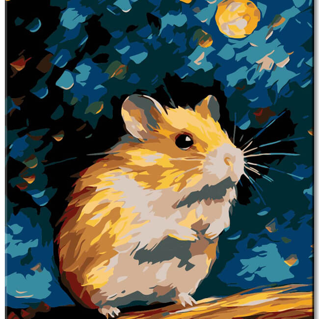 Hamster - Paint by Numbers