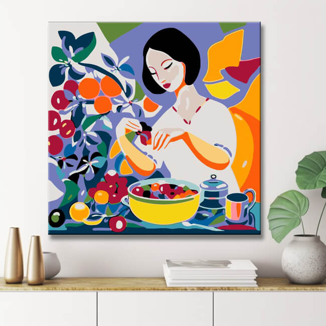 Cooking with style - painting by numbers