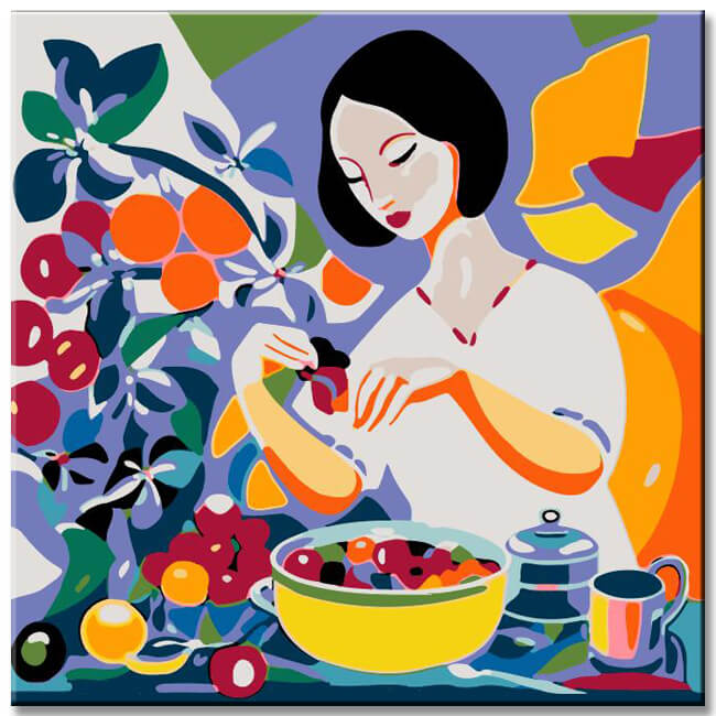 Cooking with style - painting by numbers