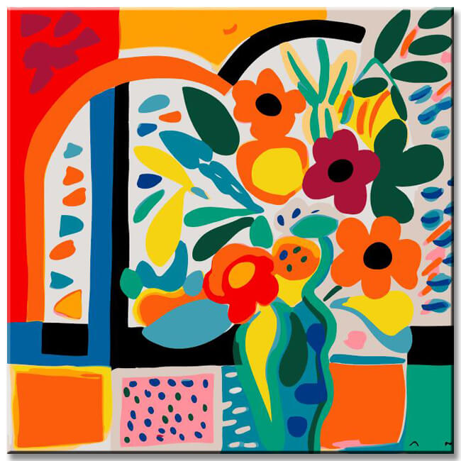 Vibrant design - paint by numbers