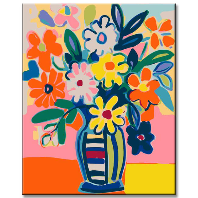 Flowers and plants - painting by numbers