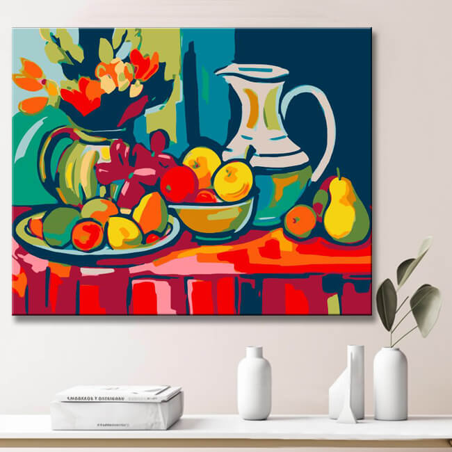 Colorful Still Life MatissePainting By Numbers