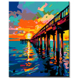 Bridge At SunsetPainting By Numbers