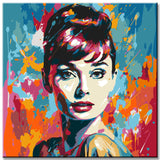 Actress Paintings Paint By Numbers