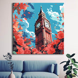 Big Ben London in Summer Painting By Numbers