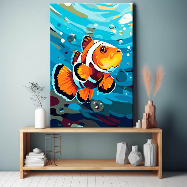 Fish in The Sea Painting By Numbers