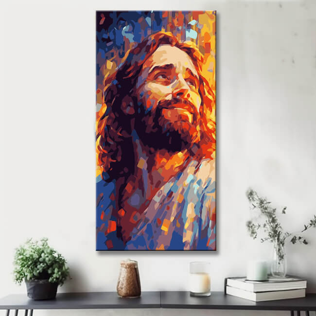 Jesus Christ Portrait Painting By Numbers