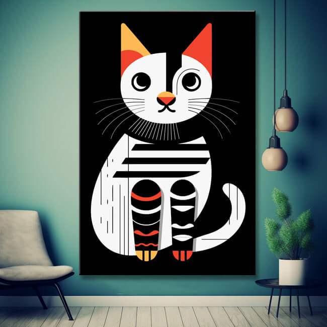 Cat Children'S Motif Painting By Numbers