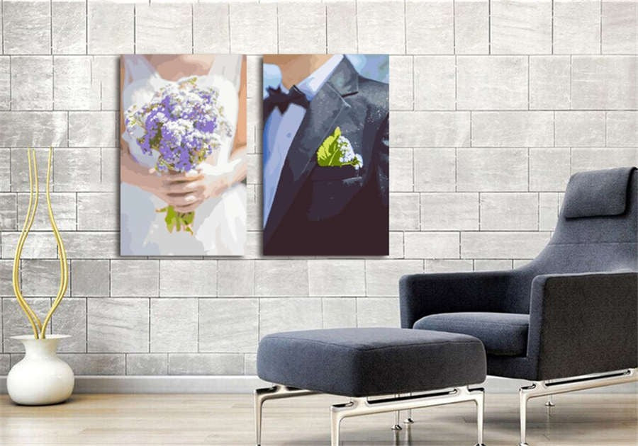 Custom Paint by Numbers in Multi-Panel-Designs