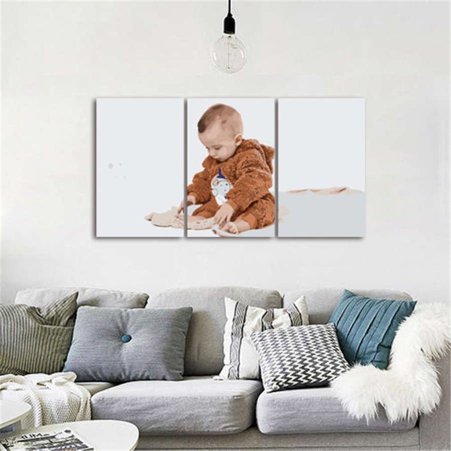 Custom Paint by Numbers in Multi-Panel-Designs