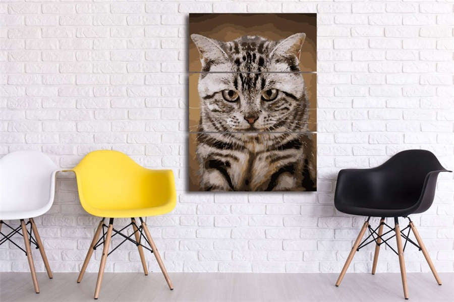 Custom Paint by Numbers in Multi-Panel-Designs