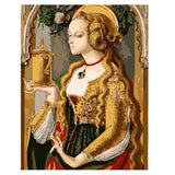 Painting By Numbers Woman in The 18Th Century