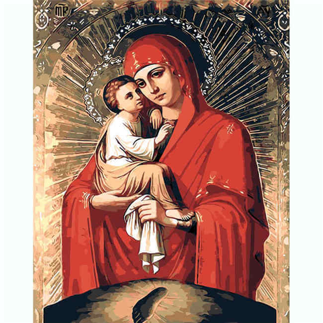 Painting by Numbers Mary with Child