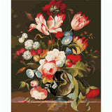 Painting By Numbers Flowers Colorful Bouquet