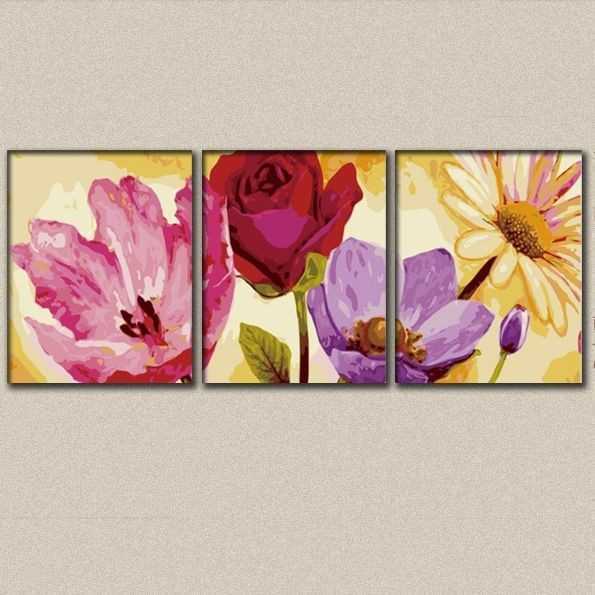 Paint By Numbers China Motif Flowers