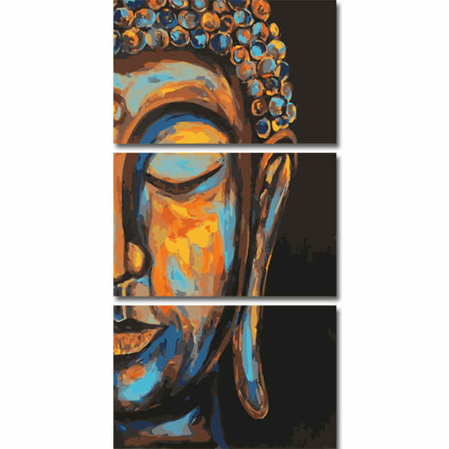Triptychon Schlafender Buddha Tradition - 3-teilig 