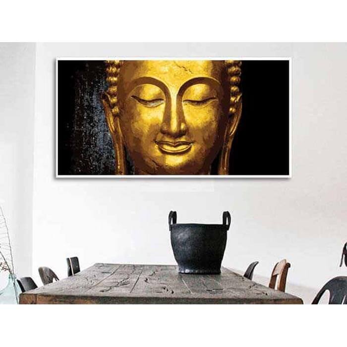 Painting By Numbers Buddha Tradition Gold Statue
