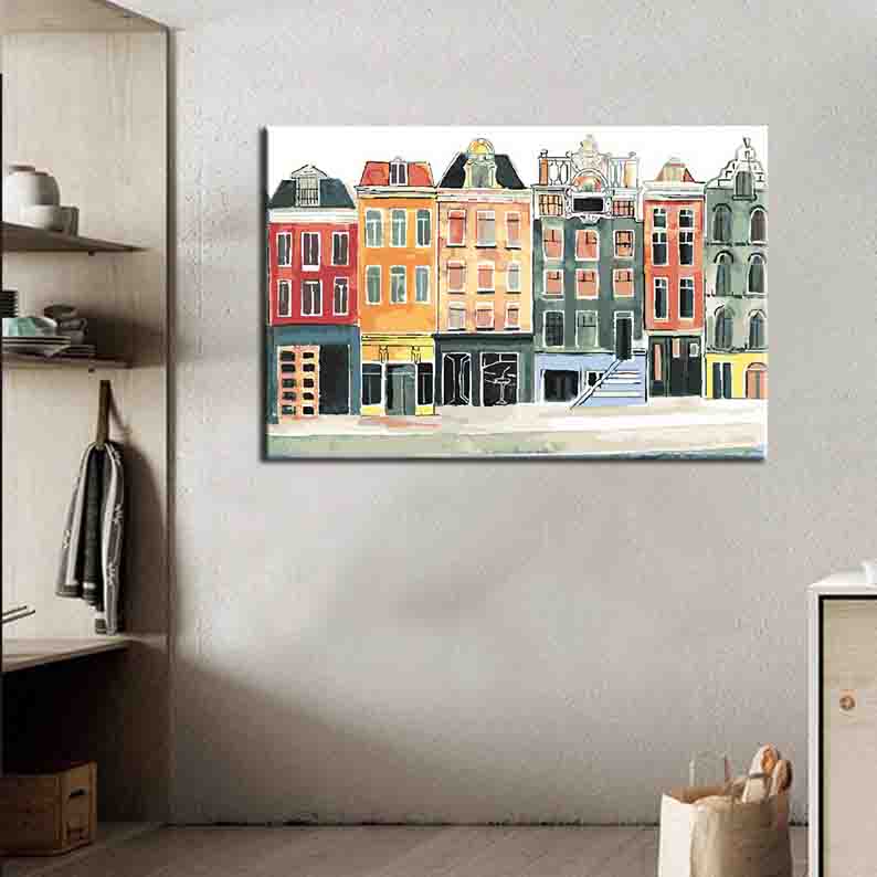 40*60cm  Altstadt Häuser