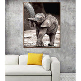 Paint By Numbers Baby Elephant