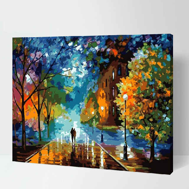 Painting by Numbers for Adults Couples At Dusk
