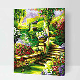 Painting by Numbers for Adults Stairs in The forest