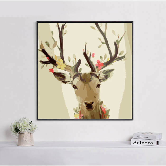 Painting By Numbers Moose Art