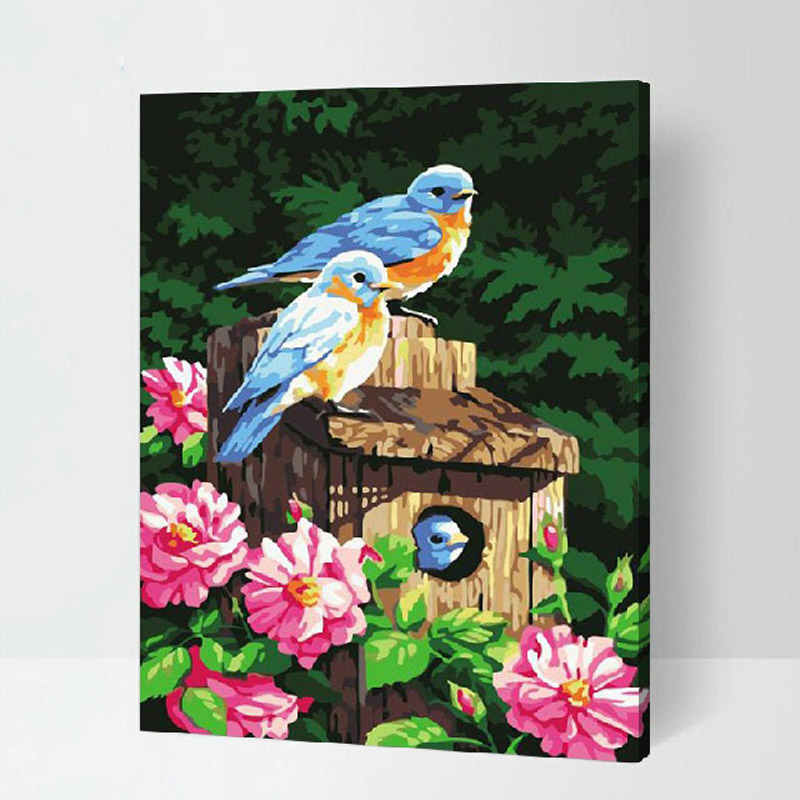 Paint-By-Numbers-Bird-In-The-Birdhouse-Ml-400