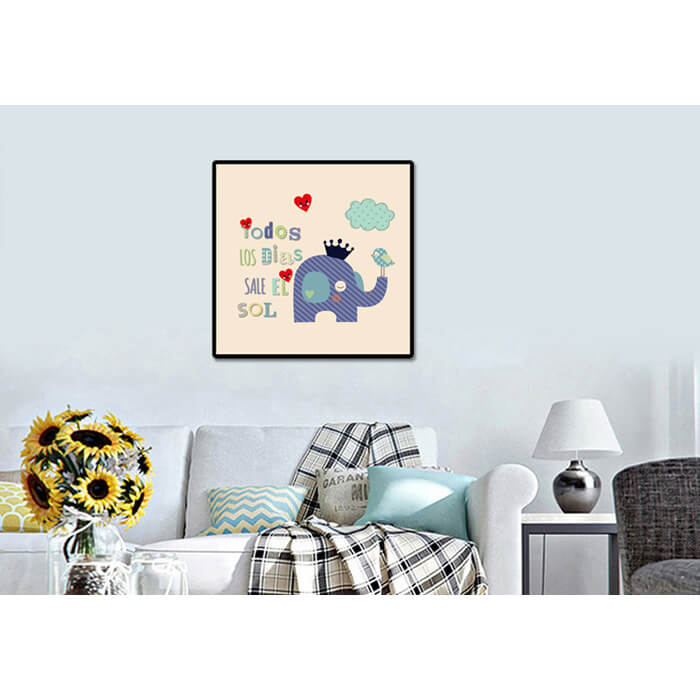 Paint By Numbers Cartoon Elephant