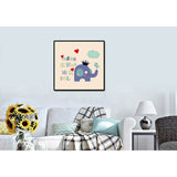Paint By Numbers Cartoon Elephant