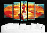 Painting by Numbers Are 5-Panel