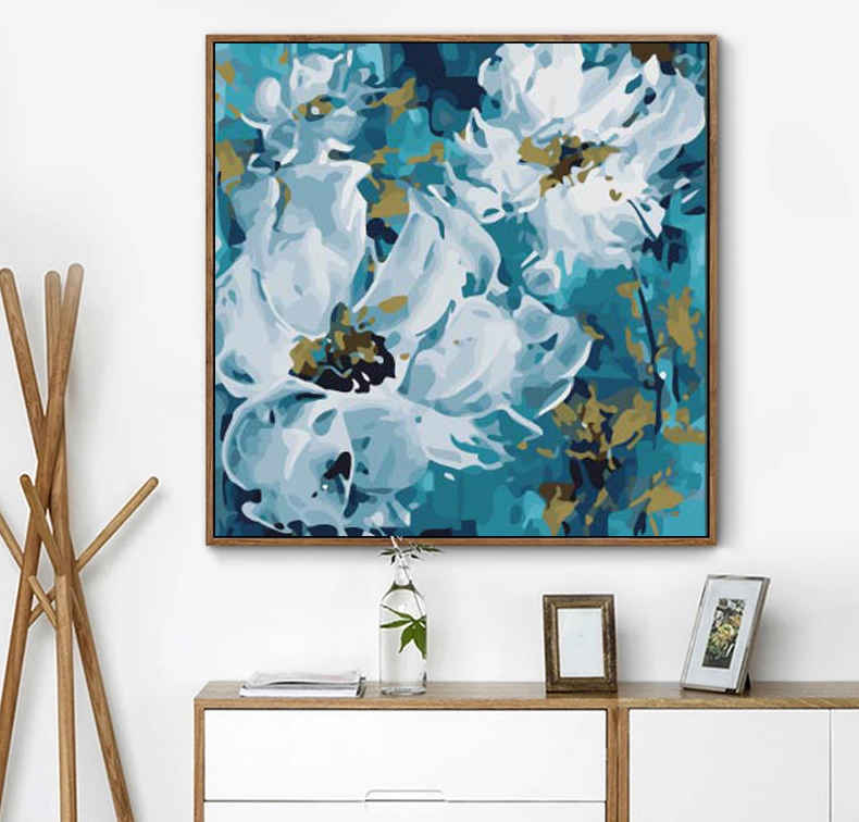 Paint By Numbers Butterfly Pink