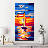 Painting by Numbers Sailing At Sunrise